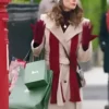 Sarah Ramos Christmas in Notting Hill Off WhiteTrench Coat