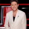 Show The Voice Nial Horan White Blazer Coat