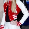 The Cat In The Hat Premiere Brie Larson Red Jacket