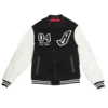 04 BBC Black and White Varsity Jacket