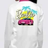 Barbie Racer Satin Varsity Jacket