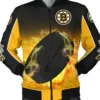 Buy Boston Bruins Fire Hockey Puck Bomber Jacket