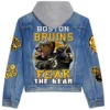 Buy Boston Bruins Hooded Denim Jacket