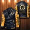 Buy Boston Bruins Leather Bomber Jacket