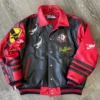Buy Buffalo Sabres Black and Red Leather Jacket