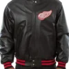 Buy Detroit Red Wings Varsity Leather Jacket