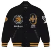 Cary Hane OVO Toronto Raptors Black Wool Varsity Jacket