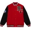 Chicago Bulls Team Legacy Red Varsity Jacket