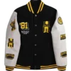 Death Row Records Collegiate Black Varsity Jacket