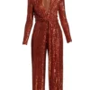Death and Other Details 2024 Anna Collier Sequin Jumpsuit