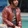 Drake Anchorman 2 The Legend Continues Brown Leather Jacket