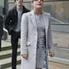 Felicity Smoak The Flash S01 Gray Trench Coat