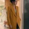 Fool Me Once Adelle Leonce Yellow Trench Coat