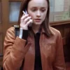 Gilmore Girls Rory Gilmore Brown Leather Jacket