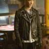 Grant Gustin The Flash Elseworlds Biker Leather Jacket