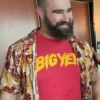 Jason Kelce Chiefs Floral Printed Shirt