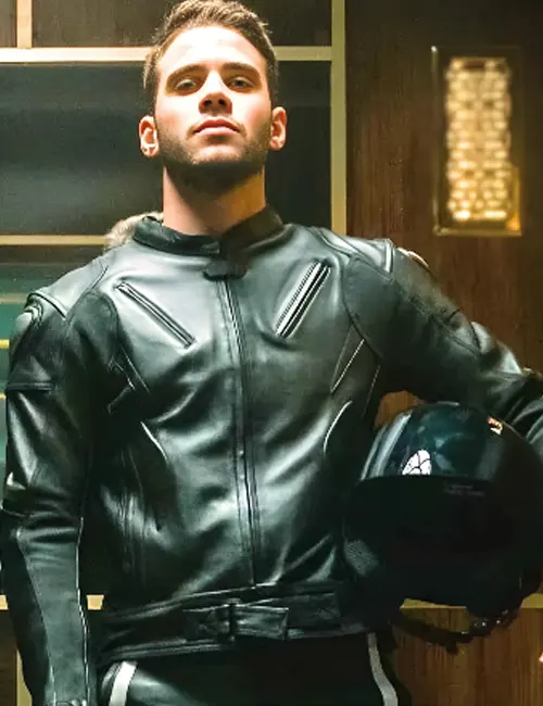 Julio Peña Berlin 2023 TV Series Leather Jacket - William Jacket