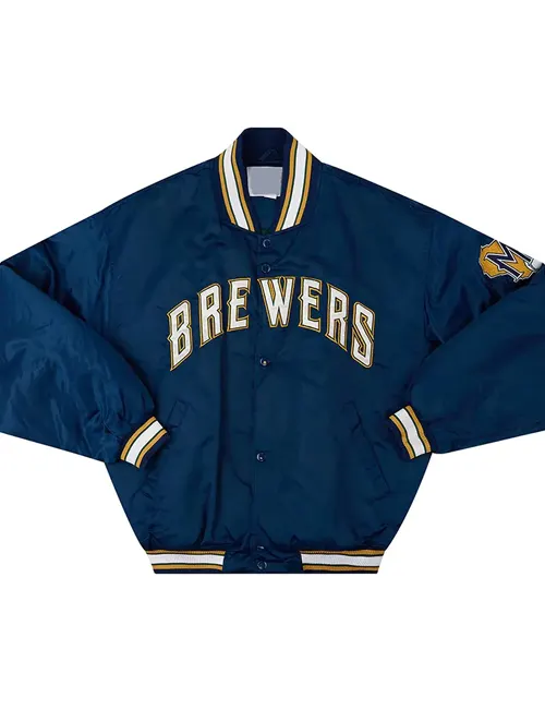 Milwaukee Brewers 1994-99 Varsity Jacket - William Jacket