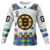 NHL Boston Bruins Puzzle Long Sleeves Shirt