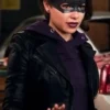  Nora West Allen The Flash S05 Black Leather Jacket