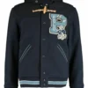 Polo Ralph Lauren Navy Hooded Toggle Letterman Jacket