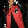 Rihanna Oversized Varsity Jacket