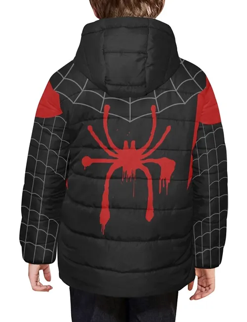 Kids Black Spiderman Cosplay Costume Miles Morales Spider-Man