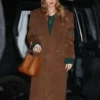 Taylor Swift NYC Chic Brown Coat