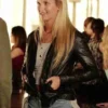 The Fosters Angeline Appel Black Leather Jacket