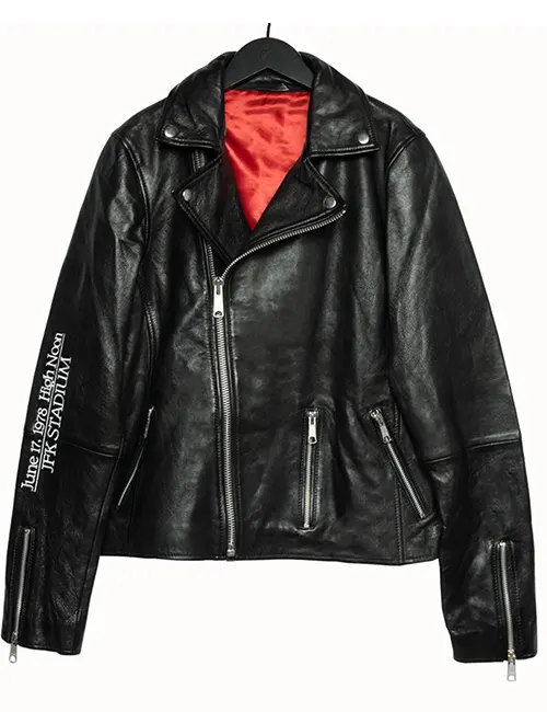 The JFK Black Leather Jacket For Sale - William Jacket
