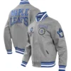 Toronto Maple Leafs Pro Standard Crest Emblem Grey Jacket