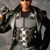 Wesley Snipes Blade Leather Trench Coat