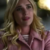 About Fate Emma Roberts Pink Long Coat