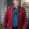 Bruce Campbell Ash vs Evil Dead Red Cotton Jacket