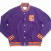 Buy Clemson Tigers Vintage Purple Varsity Jacket