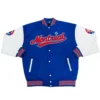 Buy Montreal Expos Blue and White Full-Snap Tab Varsity Jacket