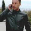 Candice Renoir S04 Raphaël Lenglet Black Leather Jacket