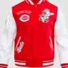 Cincinnati Reds Retro Classic Lettermen Jacket On Sale