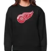 Detroit Red Wings Black Sweatshirt On Sale