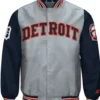 Detroit Tigers Gray Cooperstown Varsity Jacket