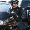 Ewan McGregor Stylish Black Leather Motorcycle Jacket