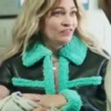Joanna Higson Brassic S05 Fur Trim Cropped Jacket