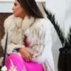 Leva Nowroozyani Southern Charm S09 White Fur Jacket