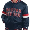 NBA Home Game Boston Navy Varsity Jacket