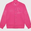 OVO Valentine Pink Varsity Jacket