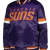 Phoenix Suns Youth Home Game Purple Satin Varsity Jacket