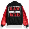 Raw is War Varsity Jacket Back
