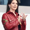 Super Bowl Lana Del Rey Leather Jacket