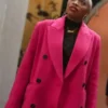 Travina Springer The Irrational Pink Trench Coat