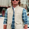 Unisex Will Forte Macgruber White Quilted Vest